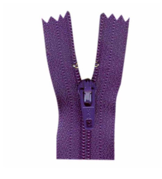 Costumakers-Closed End General Purpose Light Weight-Purple-Zipper (55cm)