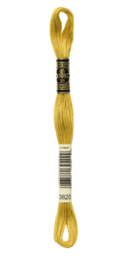 DMC-Six Strand Embroidery Floss-3820-8m/8.7y #3820