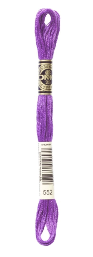 DMC-Six Strand Embroidery Floss-552-8m/8.7y #552