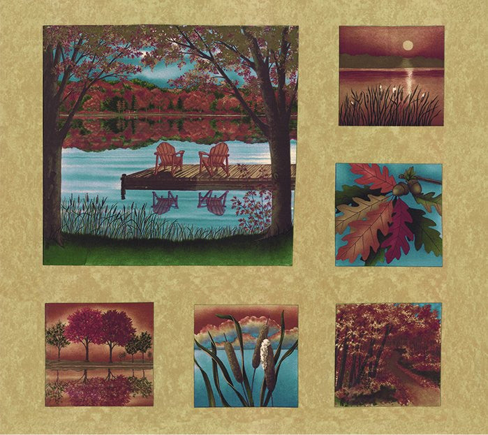 Moda Fabrics-Autumn Reflections-Half Panel