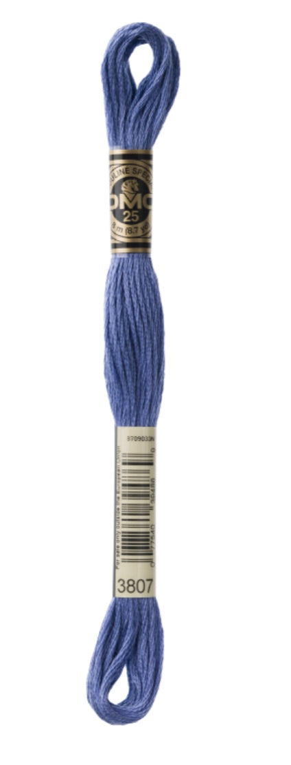 DMC-Six Strand Embroidery Floss-3807-8m/8.7y #3807