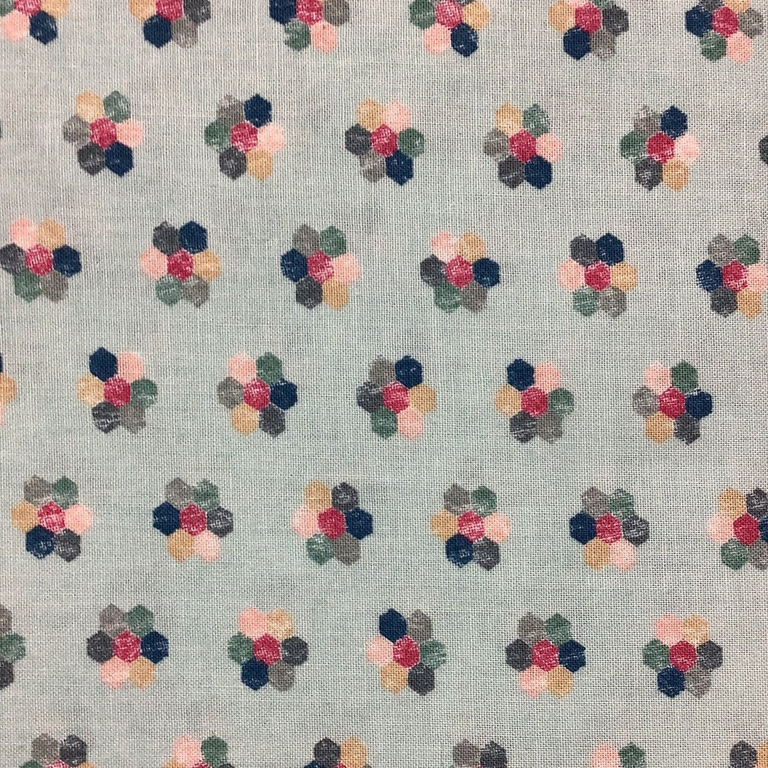 Trend Tex Fabrics-Freya & Friends Forget Me Not