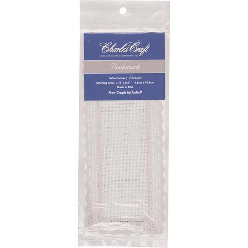 Charles Craft-Bookmark-Cross Stitch-White #BO-0780-6750