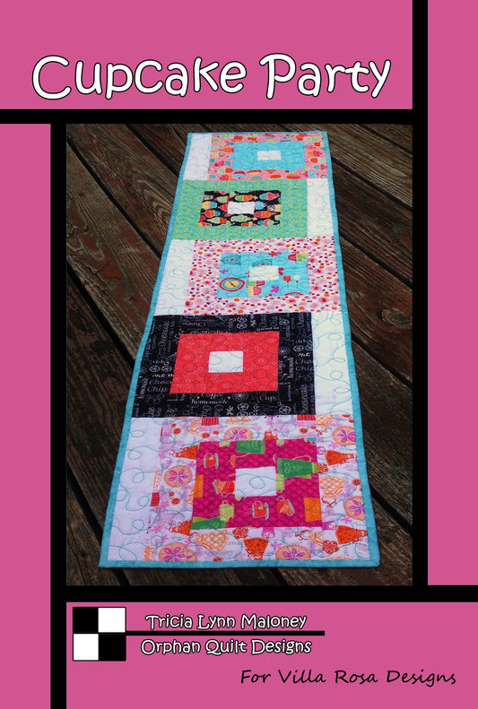 Orphan Quilt Designs - Cupcake Party - Table Runner Pattern