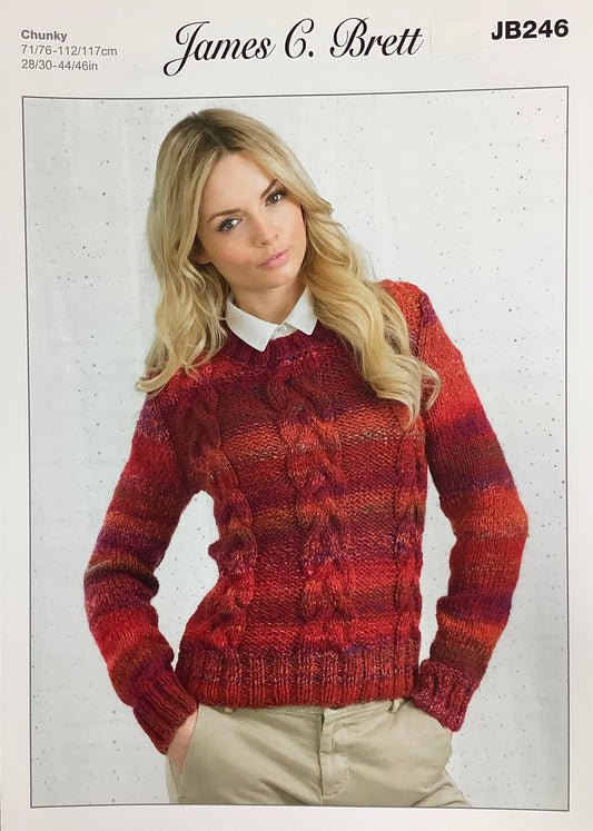 James C Brett - Sweater Knit Pattern