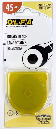Olfa-Rotary Blade-45mm-(5 Pack) #9460