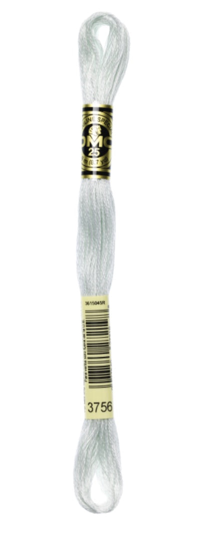 DMC-Six Strand Embroidery Floss-3756-8m/8.7y #3756