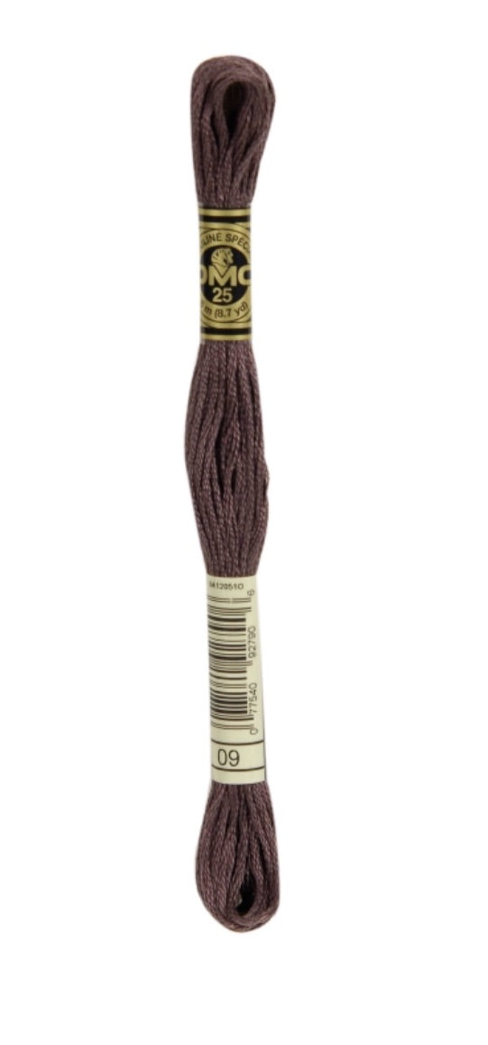 DMC-Six Strand Embroidery Floss-09-8m/8.7y #09