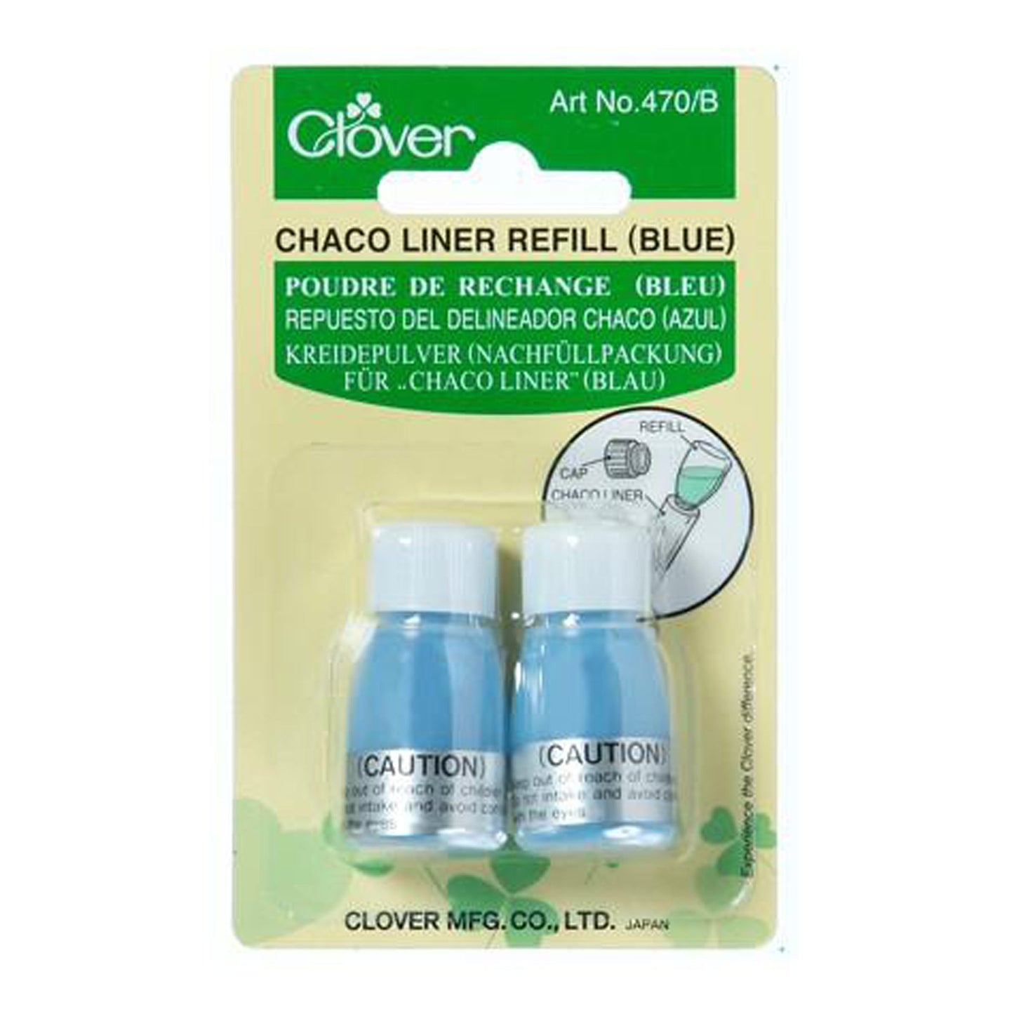 Clover-Chaco Liner Refill (Blue) #470/B