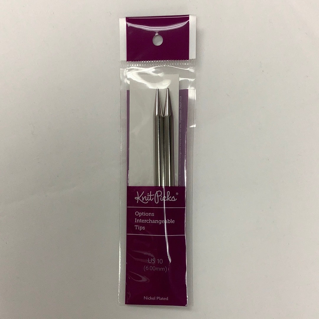 Knit Picks-Options Interchangeable Tips-6.00mm (US-10) #9291600