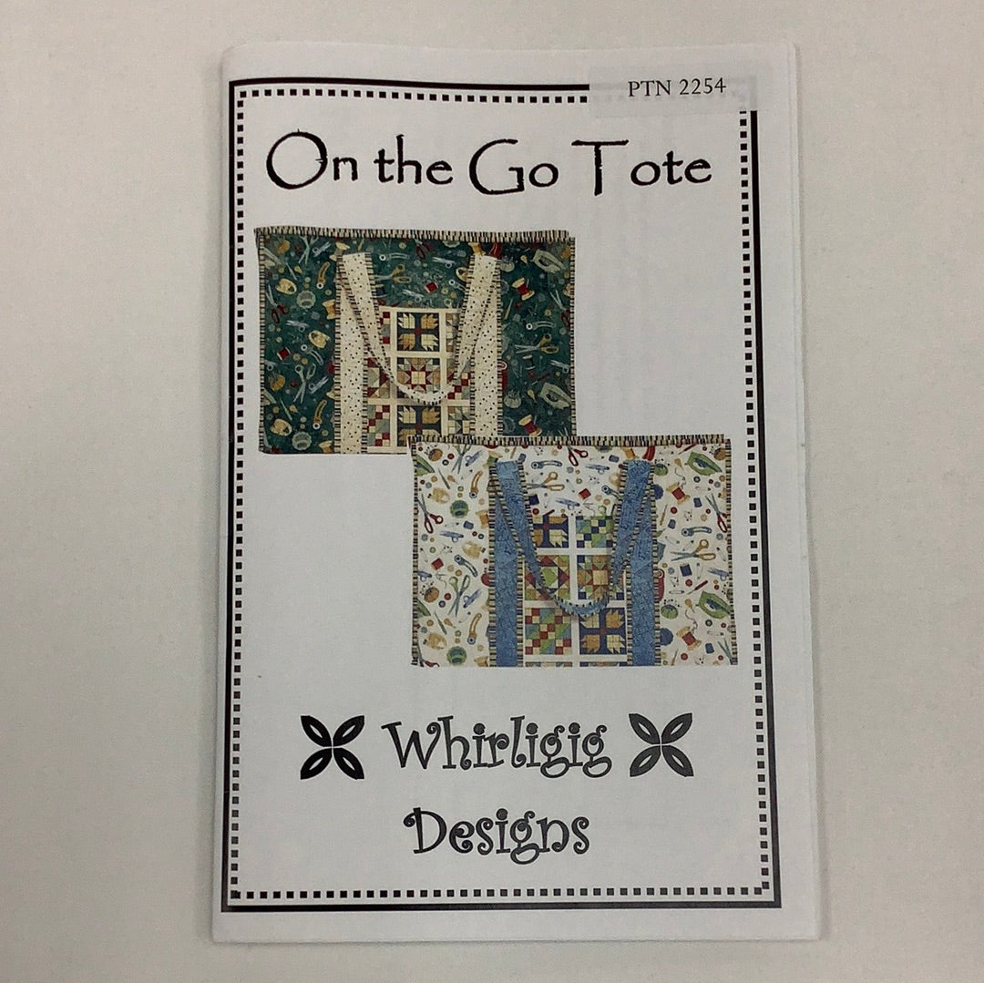 Whirligig Designs-On the Go Tote-Pattern #PTN-2254