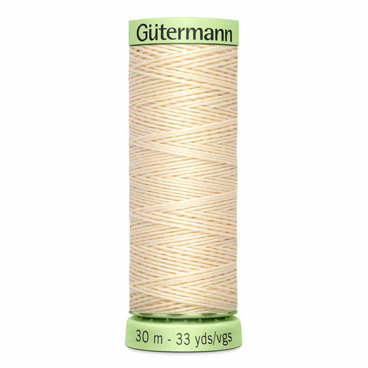 Gütermann-Top Stitch/Heavy Duty Polyester Thread-30m/33y-Ivory #800