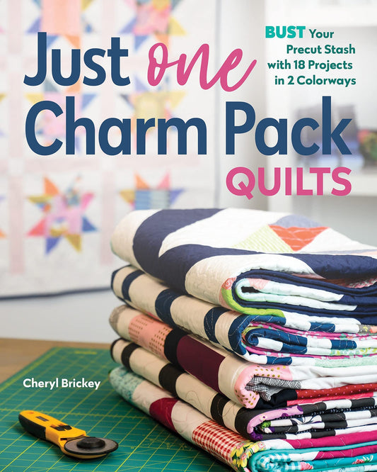 Stash Books-Just One Charm Pack Quilts-Pattern Book