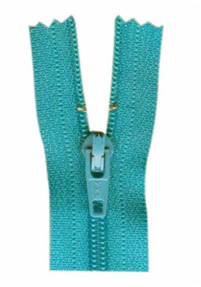 Costumakers-Closed End General Purpose Light Weight-Parrot Blue-Zipper (20cm)