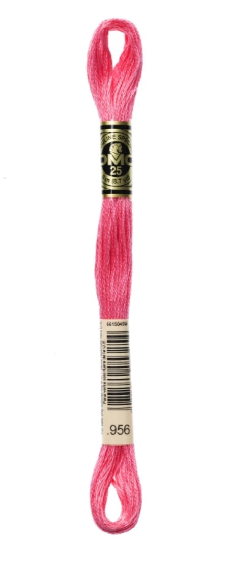 DMC-Six Strand Embroidery Floss-956-8m/8.7y #956