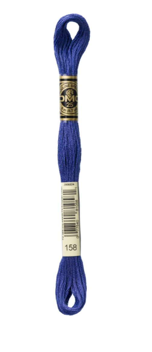 DMC-Six Strand Embroidery Floss-158-8m/8.7y #158