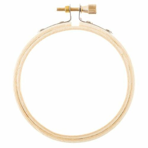 Embroidery Hoop-Wood-3” Round #CNEH-3-N