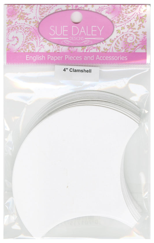 Sue Daley Designs - Paper Pieces - 4” Clamshell - 100 Pieces