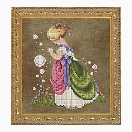 Lavender & Lace-Isabella’s Garden-Cross Stitch Pattern