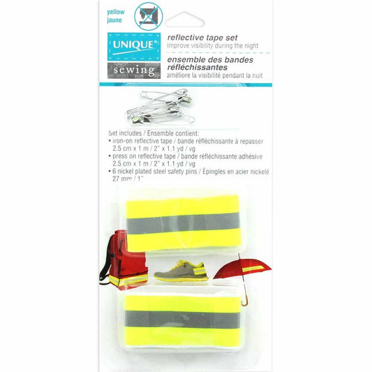 Unique Sewing-Reflective Tape Set (Yellow)