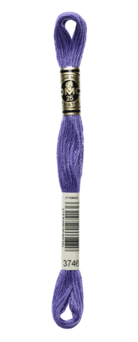 DMC-Six Strand Embroidery Floss-3746-8m/8.7y #3746