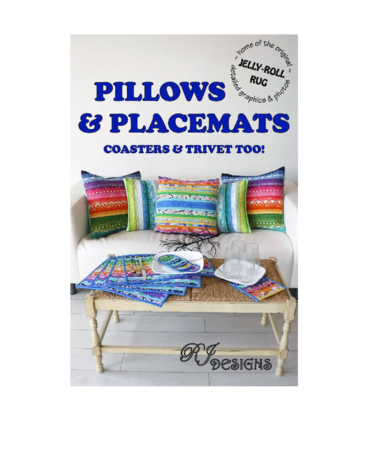 RJ Designs-Pillows and Placemats-Pattern #RJD-200