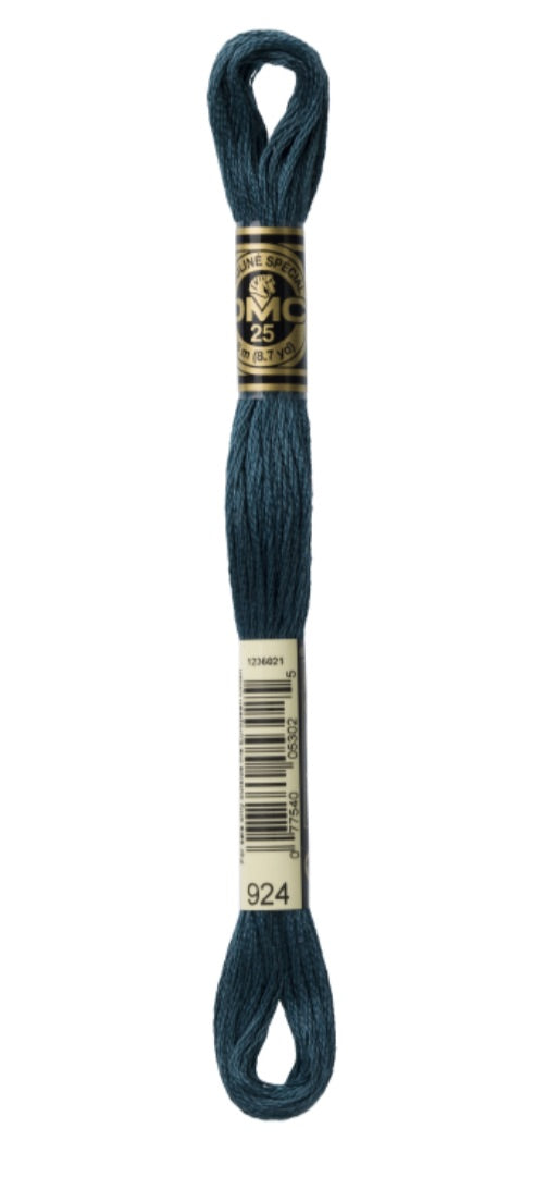 DMC-Six Strand Embroidery Floss-924-8m/8.7y #924