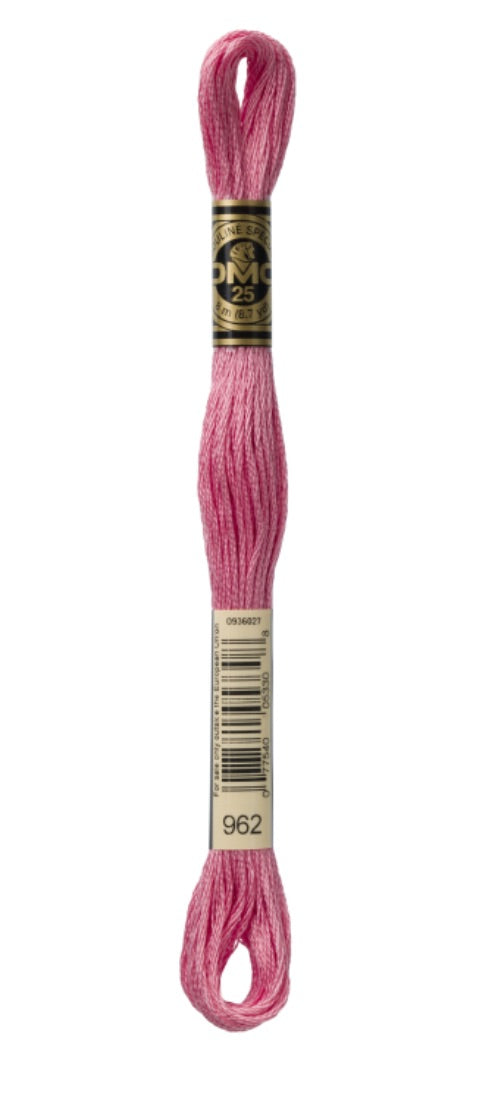 DMC-Six Strand Embroidery Floss-962-8m/8.7y #962