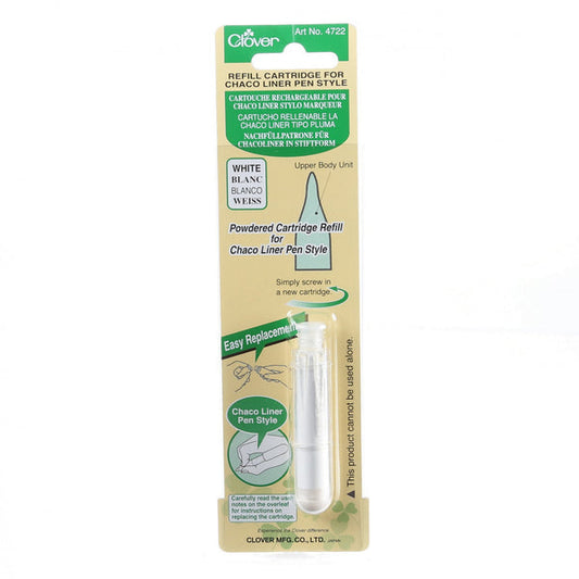 Clover-Refill Cartridge for Chaco Liner Pen Style (White)