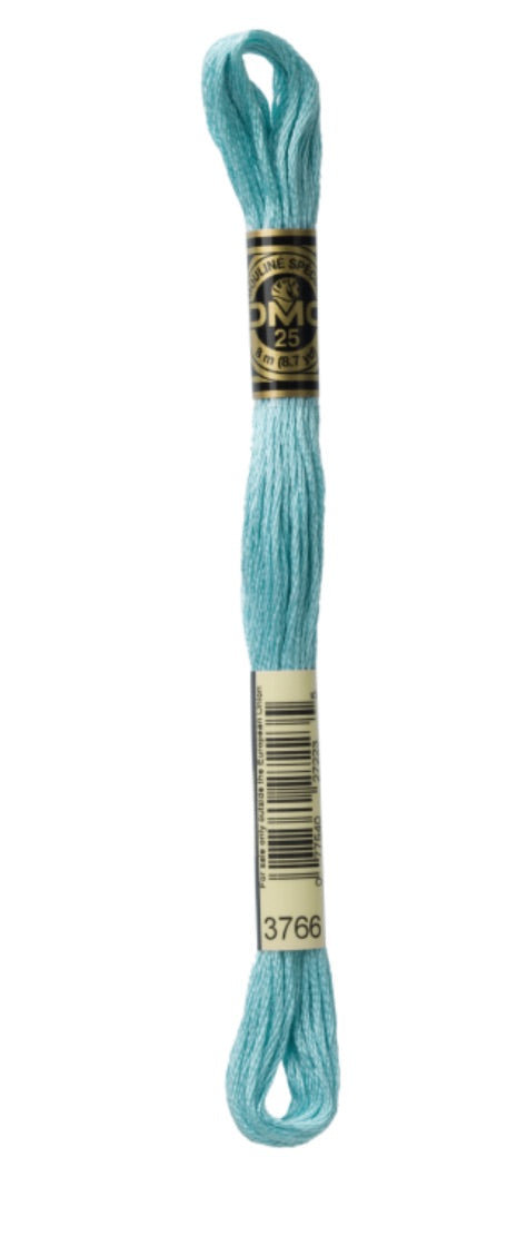 DMC-Six Strand Embroidery Floss-3766-8m/8.7y #3766