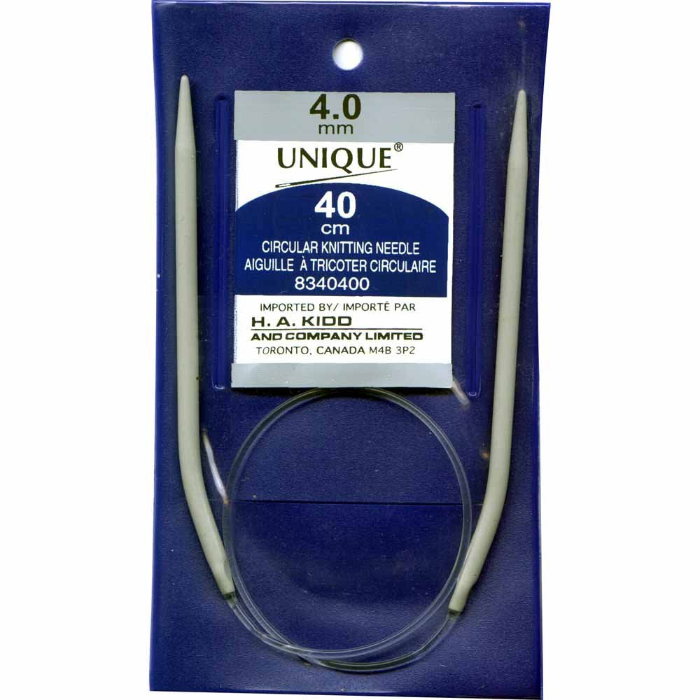 Unique-Circular Knitting Needles-4.0mm (US-6)-Aluminum-16” (40cm) #8340400