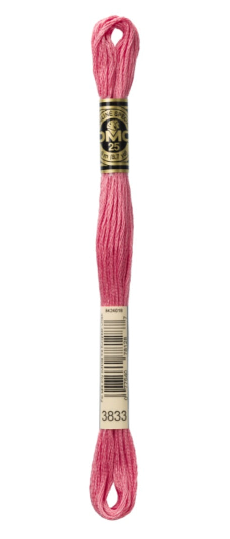 DMC-Six Strand Embroidery Floss-3833-8m/8.7y #3833