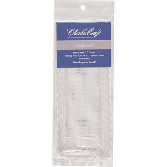 Charles Craft-Bookmark-Cross Stitch-White