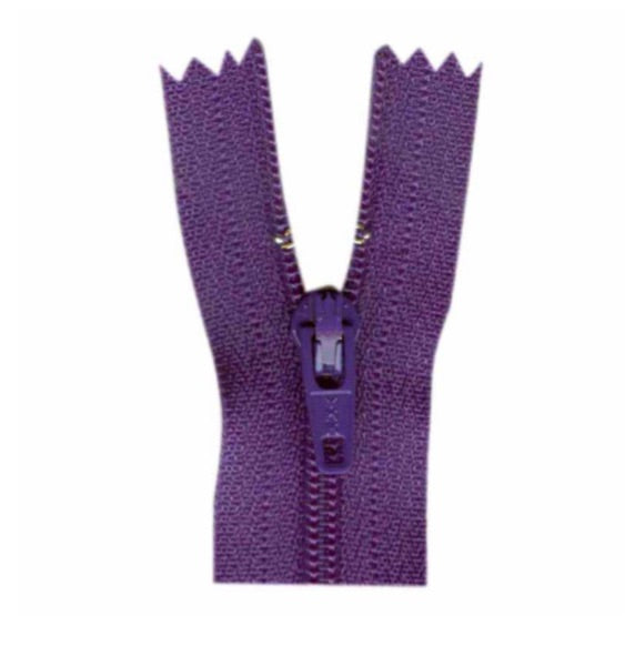 Costumakers-Closed End General Purpose Light Weight-Purple-Zipper (50cm) #00-50-559