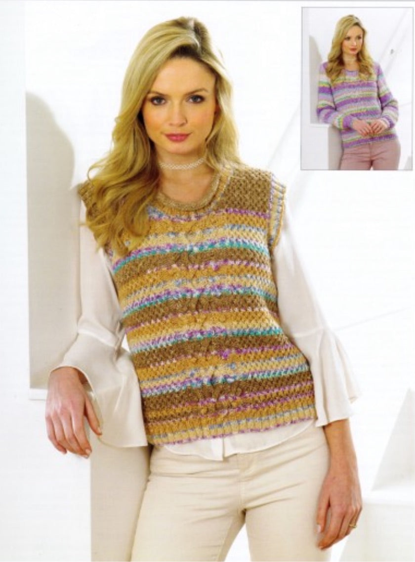 James C Brett - Knit Sweater Pattern Leaflets