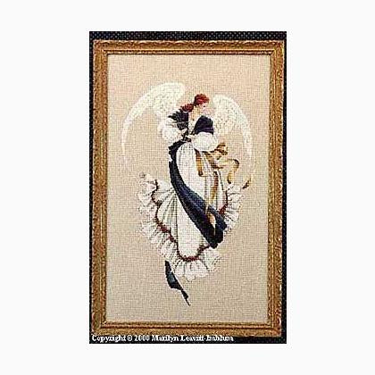 Lavender & Lace-Angel of Hope-Cross Stitch Pattern