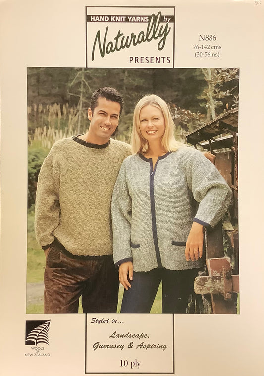 Naturally - Sweater and Cardigan Knit Pattern