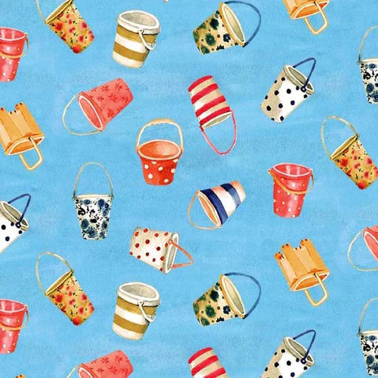 Michael Miller Fabrics-Beach Buckets