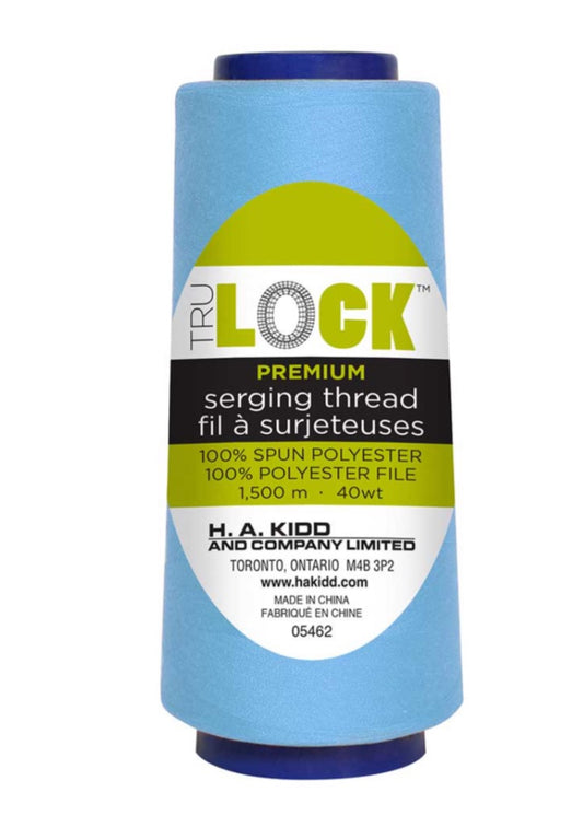 TruLock-Premium Serging Thread-1500m-Light Blue #1005136