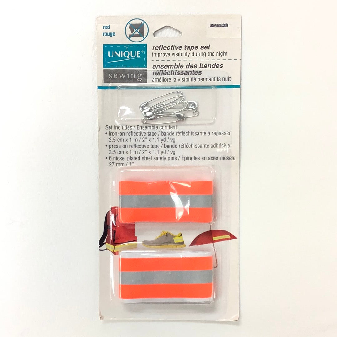 Unique Sewing-Reflective Tape Set (Red) #2025615