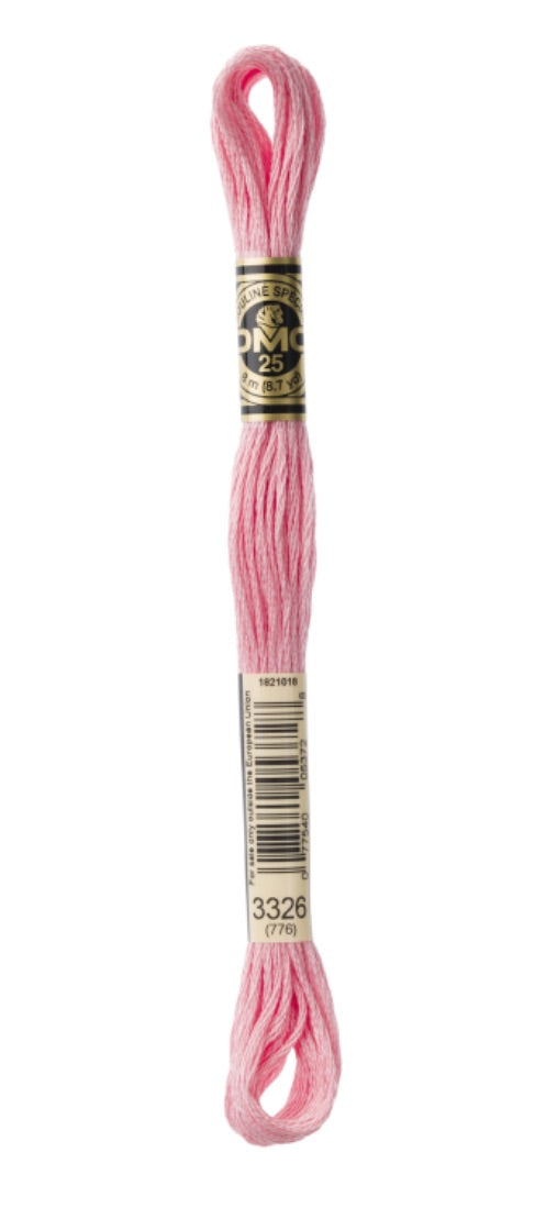 DMC-Six Strand Embroidery Floss-3326-8m/8.7y #3326