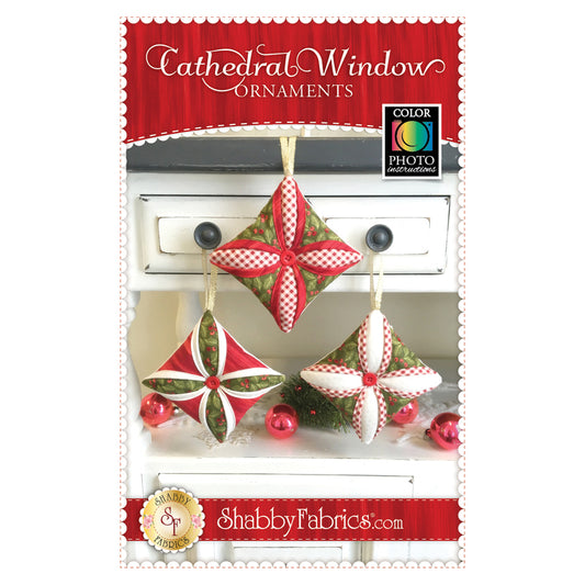 Shabby Fabrics-Cathedral Window Ornaments-Pattern