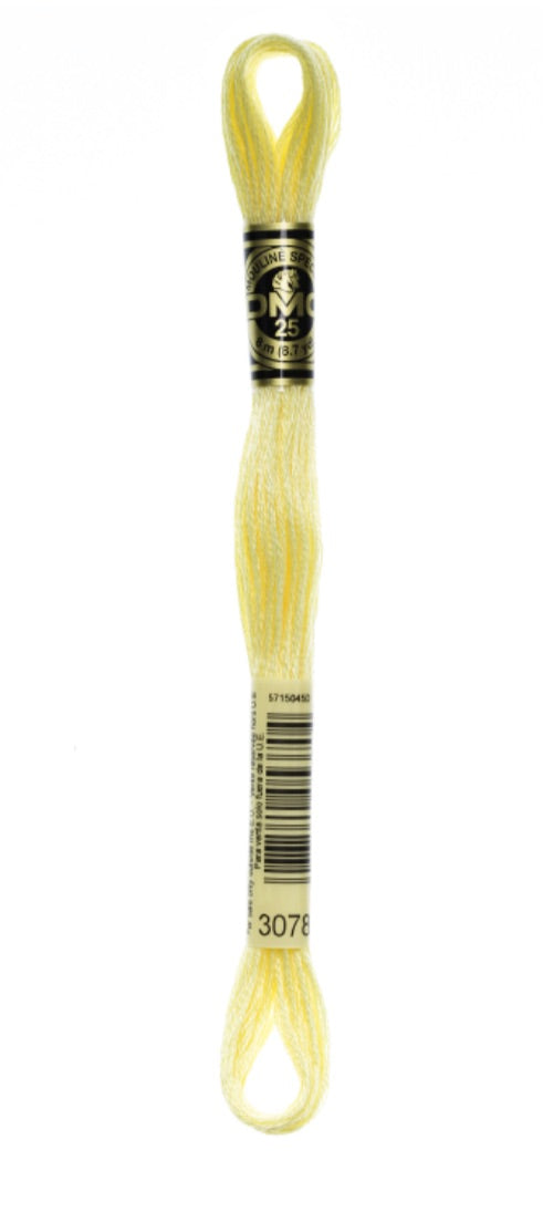 DMC-Six Strand Embroidery Floss-3078-8m/8.7y #3078