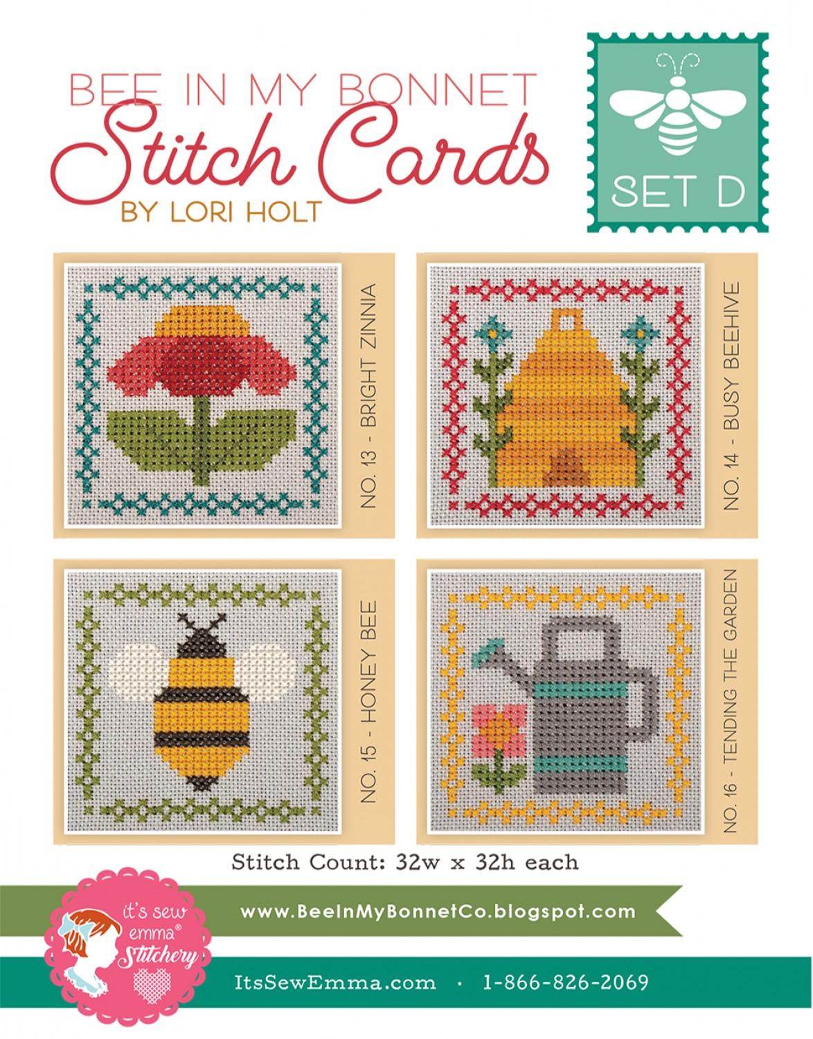 It’s Sew Emma Patterns - Lori Holt of Bee in My Bonnet Stitch Cards Set
