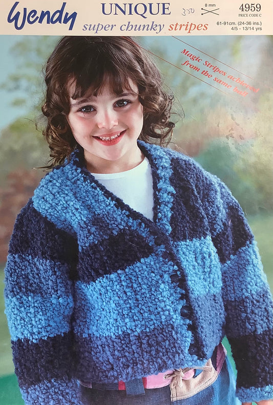 Wendy - V Neck Cardigan Knit Pattern