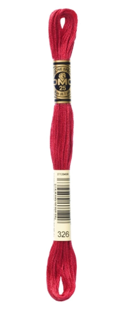 DMC-Six Strand Embroidery Floss-326-8m/8.7y #326