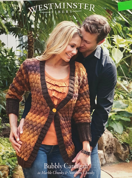 Westminster Fibers - Bubbly Cardigan Knit Pattern