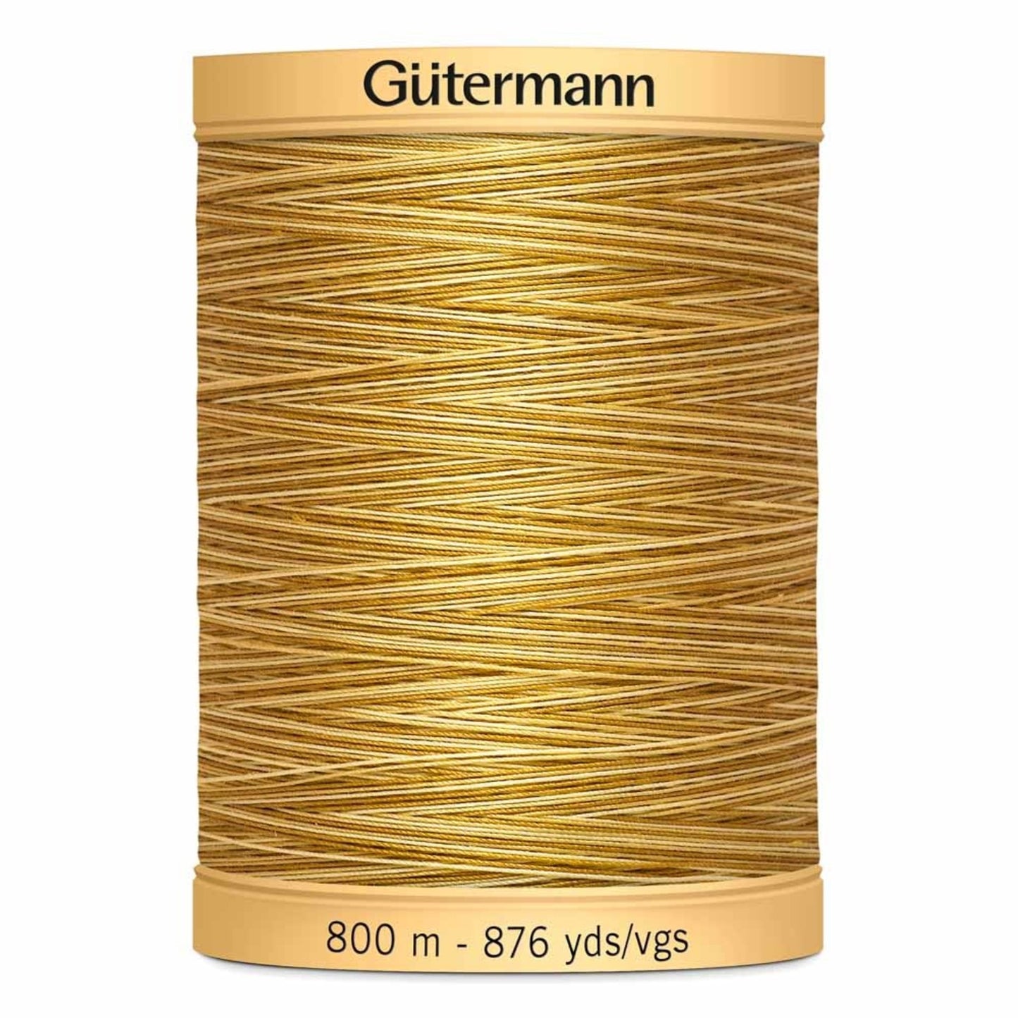 Gütermann-100% Cotton Variegated Thread-800m/876y-Coffee & Cream #9938