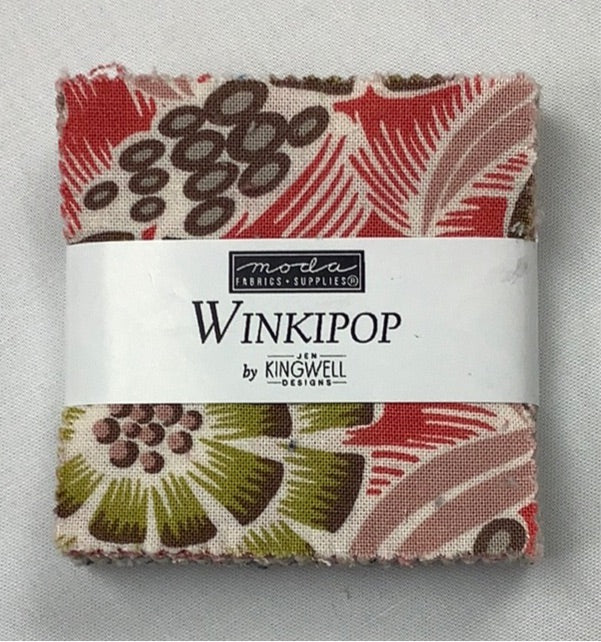 Moda Fabrics-Winkipop-Mini Charm Pack-42 Squares-2.5” Squares #CP0001