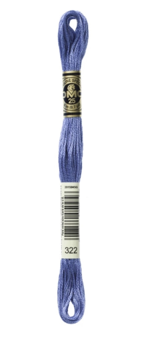 DMC-Six Strand Embroidery Floss-322-8m/8.7y #322